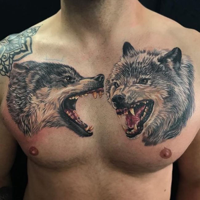 Wolf Tattoo 77