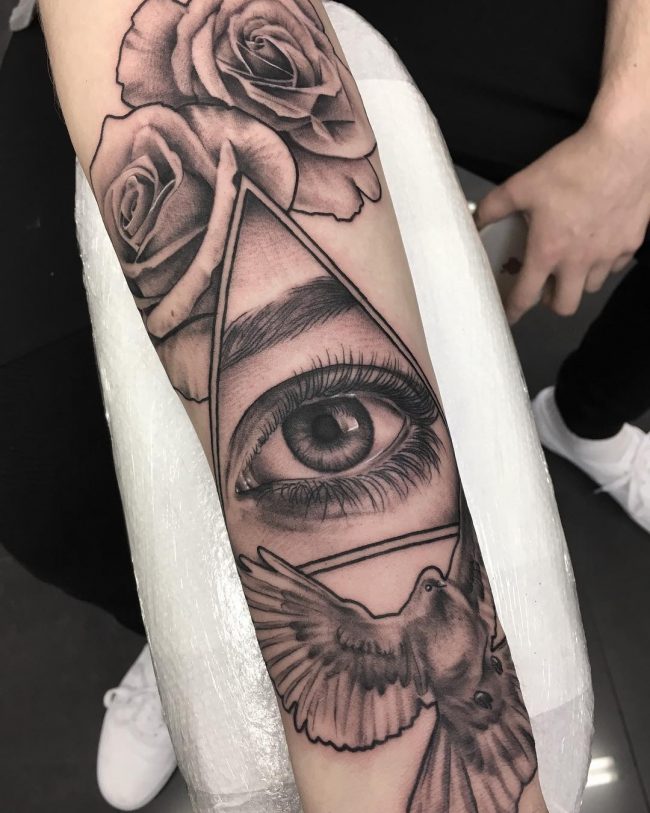 60+ Greatest All Seeing Eye Tattoo Ideas A Mystery on Skin