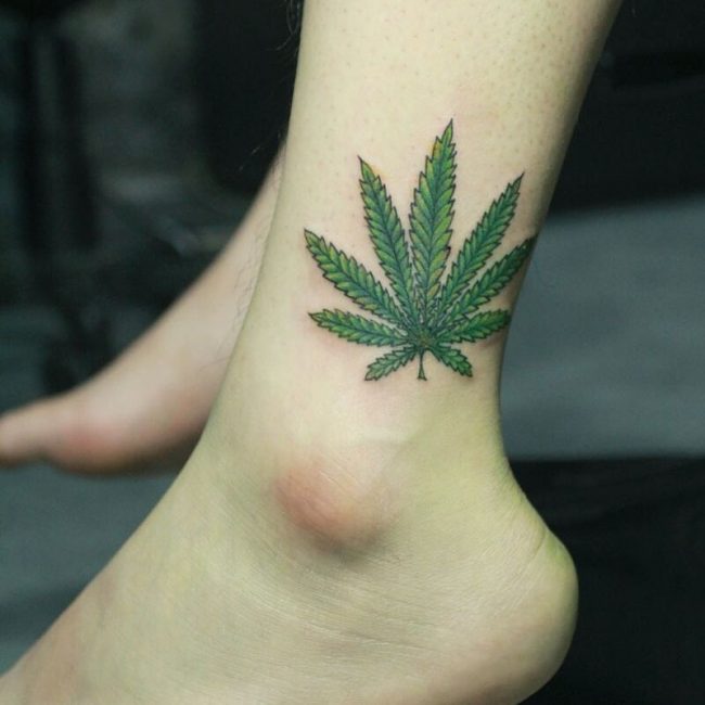 Ankle Tattoo 105