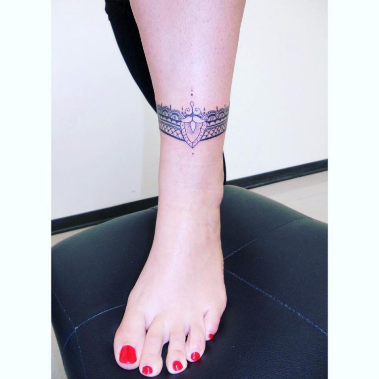 Ankle Tattoo 116
