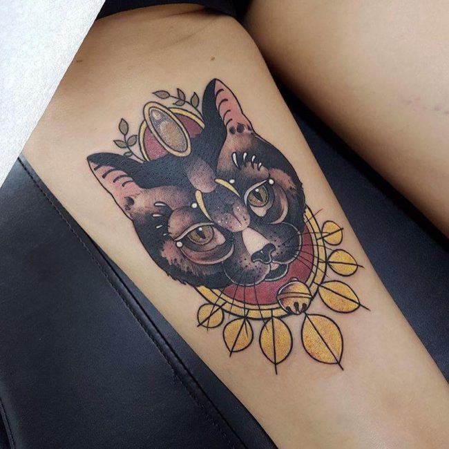 Black Cat Tattoo 48