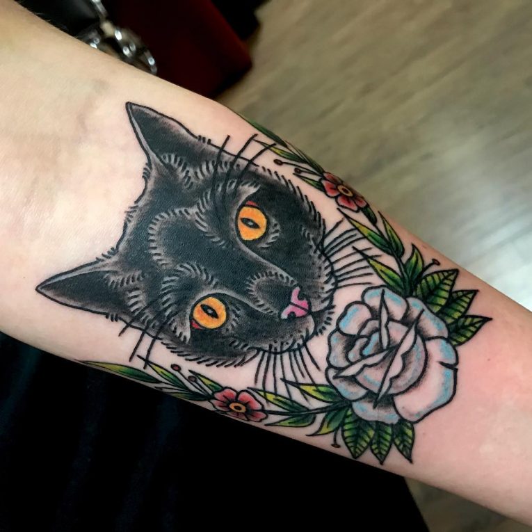 Black Cat Tattoo 56