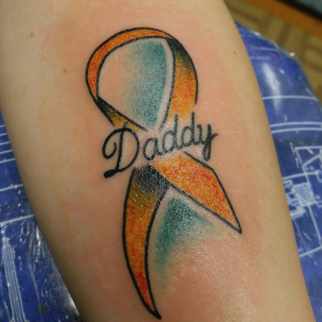 Cancer Ribbon Tattoo 56.