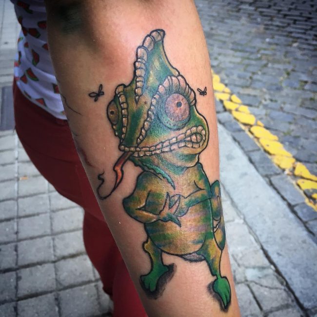 Chameleon Tattoo 45