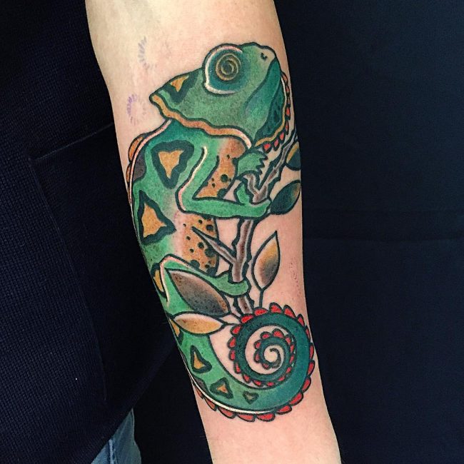 Chameleon Tattoo 46