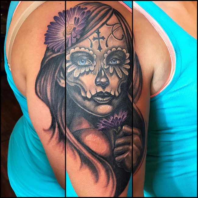 Day of the Dead Tattoo 74