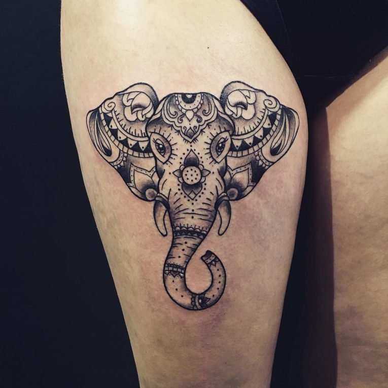 Elephant Tattoo 122