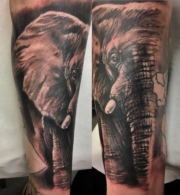Elephant Tattoo 126