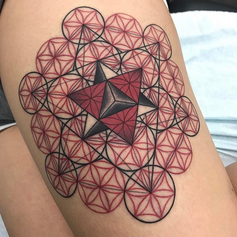 105+ Cool Flower of Life Tattoo Ideas The Geometric Pattern Full of