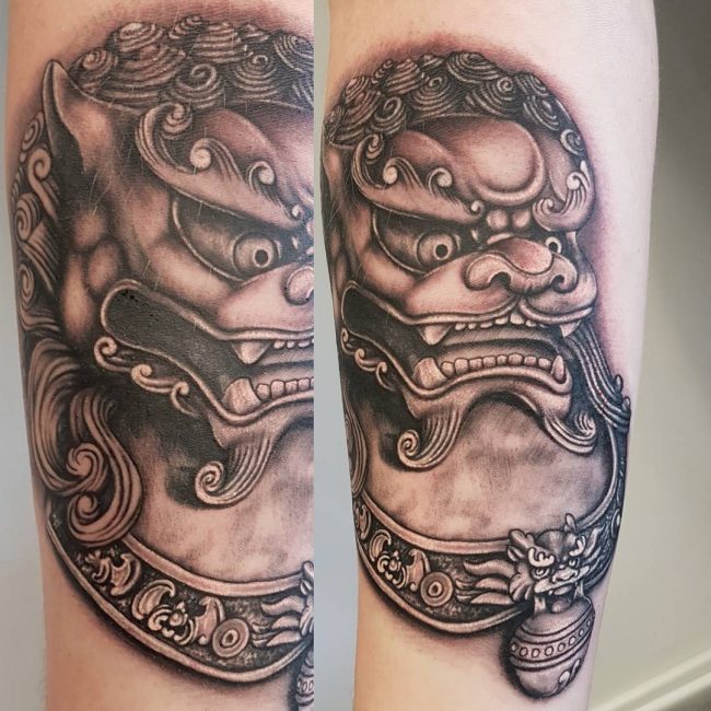 75+ Fantastic Foo Dog Tattoo Ideas– A Creature Rich In Symbolic Meaning