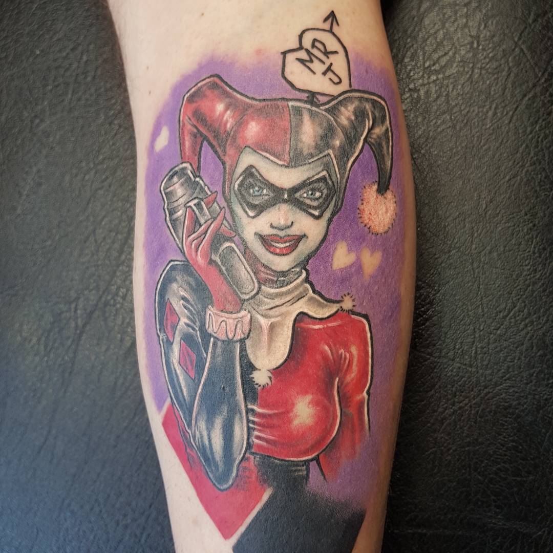 60+ Quirky Harley Quinn Tattoo Ideas - Bring Out Your Inner Harlequin