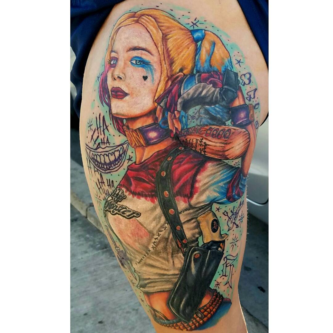 60+ Quirky Harley Quinn Tattoo Ideas - Bring Out Your Inner Harlequin