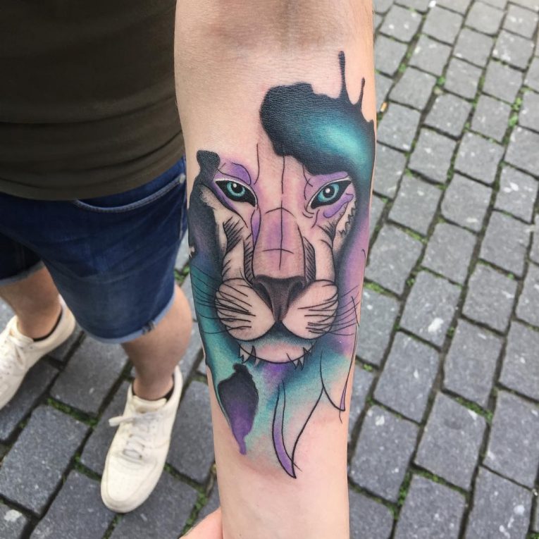 Lion Tattoo 107