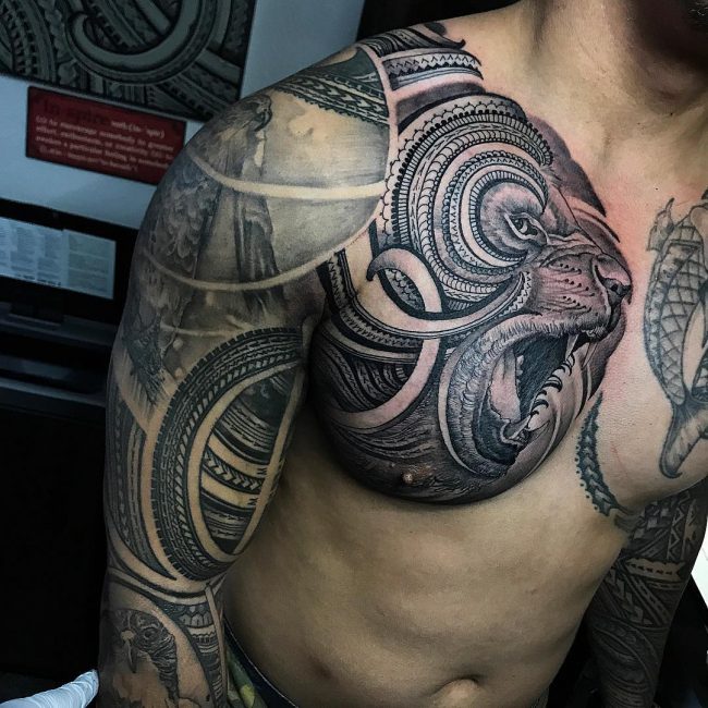 110+ Best Wild Lion Tattoo Designs & Meanings - Choose Yours (2019)