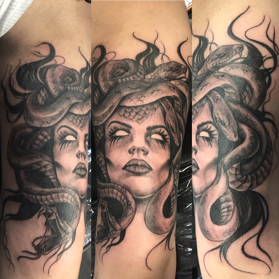 Medusa Pussy Tattoo