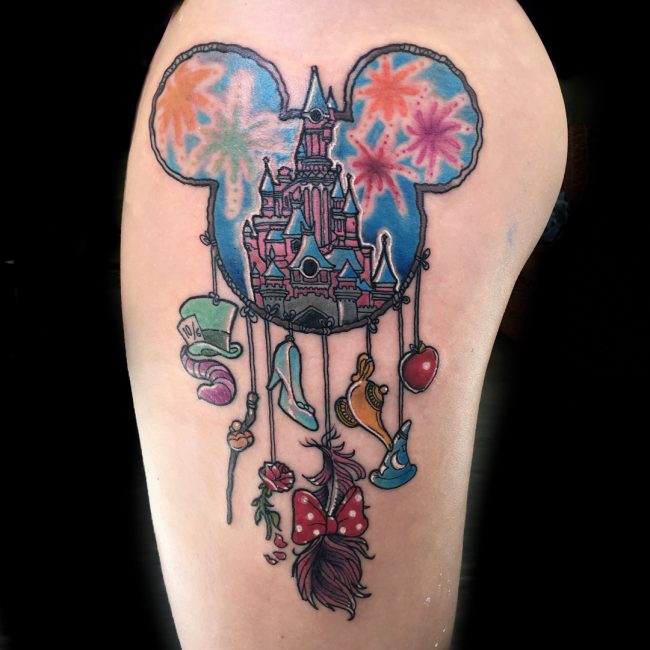 Mickey and Minnie Mouse Tattoo 47