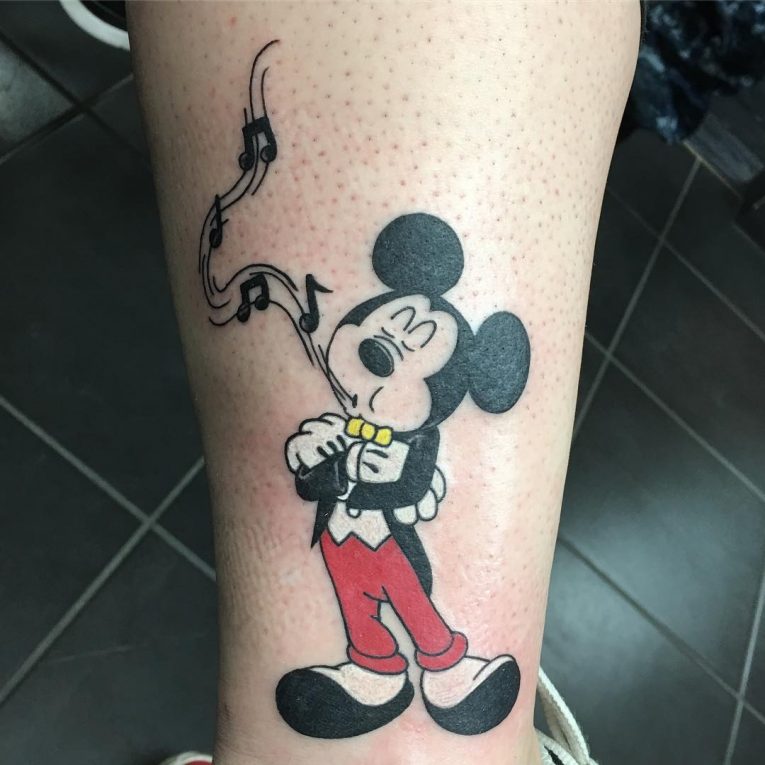 Mickey and Minnie Mouse Tattoo 56