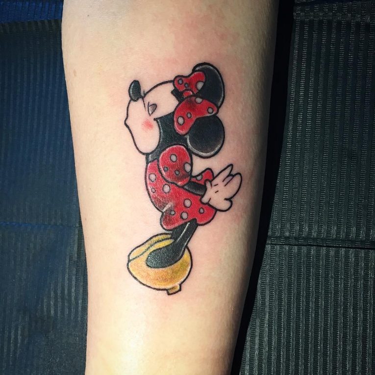 Mickey and Minnie Mouse Tattoo 62