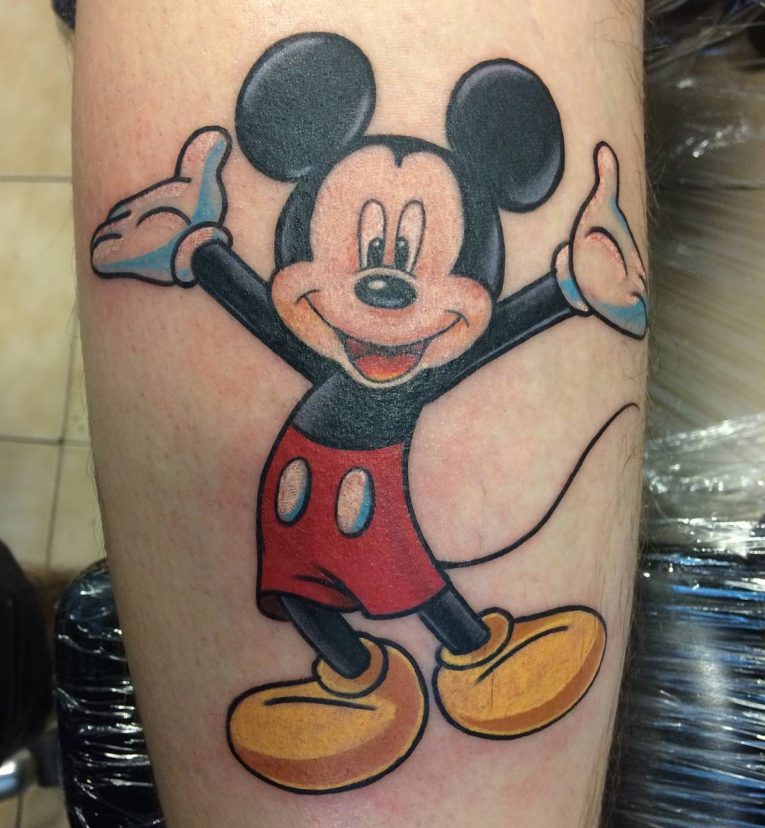Mickey and Minnie Mouse Tattoo 65