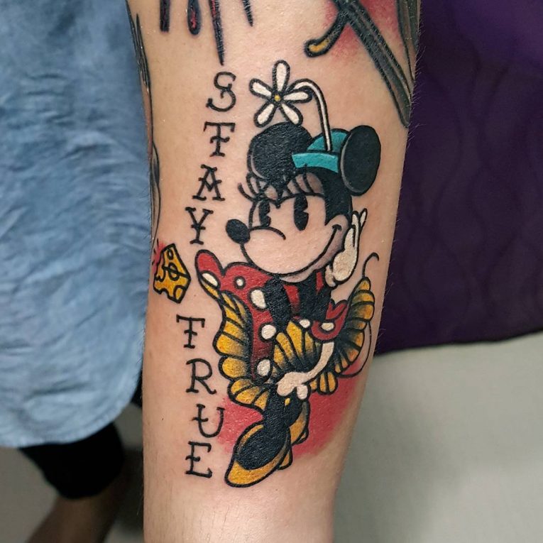 Mickey and Minnie Mouse Tattoo 66