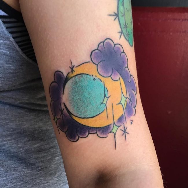 Moon Tattoo 100