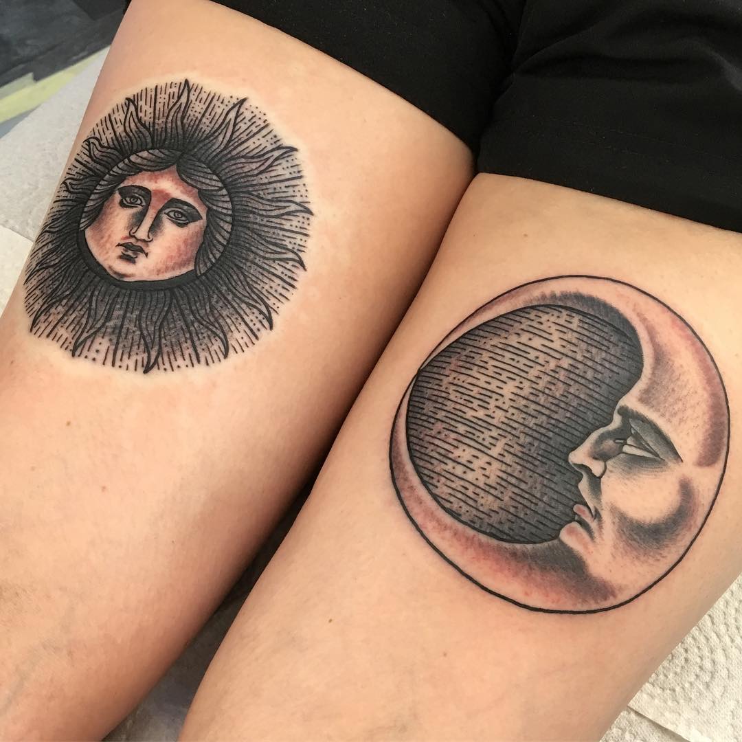 Types Of Moon Tattoos.