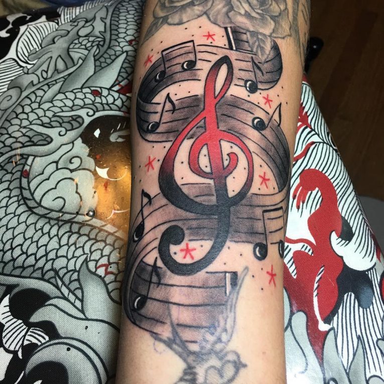 Music Note Tattoo 76