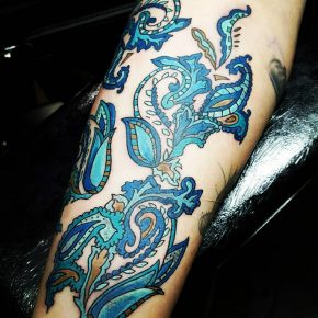 55+ Traditional Paisley Tattoo Designs - Tenderness, Beauty & Originality