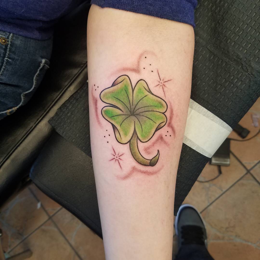 75+ Colorful Shamrock Tattoo Designs Traditional Symbol of Luck