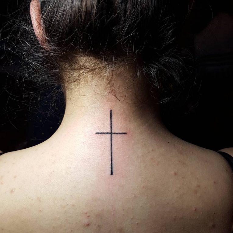 Small Cross Tattoo 41