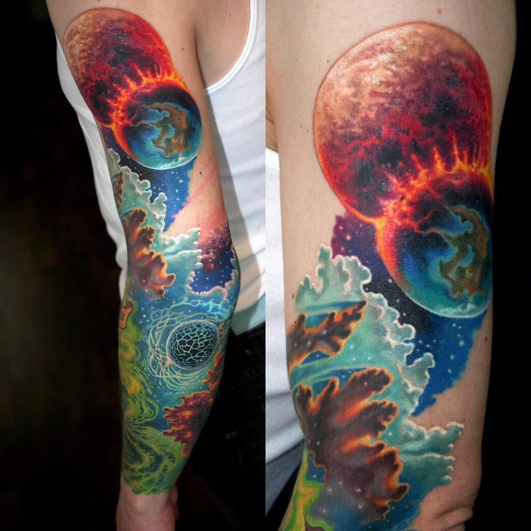 95 Fascinating Space Tattoo Ideas The Mysterious Nature Of The Cosmos