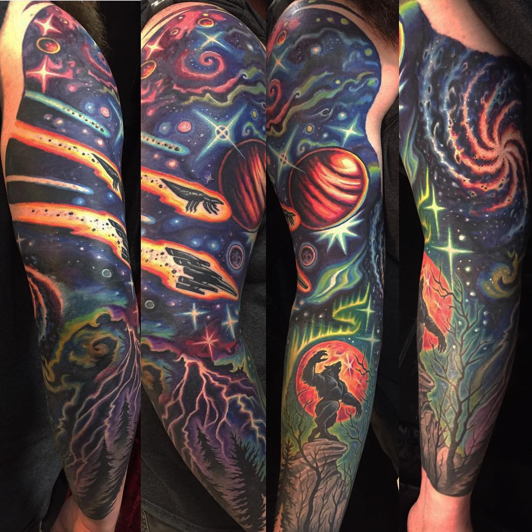 95+ Fascinating Space Tattoo Ideas The Mysterious Nature of the Cosmos