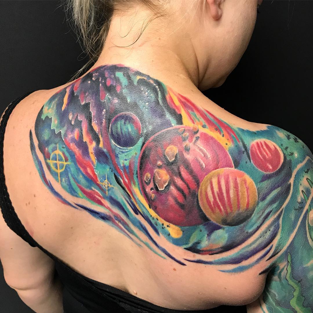 95+ Fascinating Space Tattoo Ideas The Mysterious Nature of the Cosmos