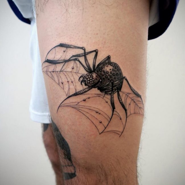 Spider Web Tattoo 92