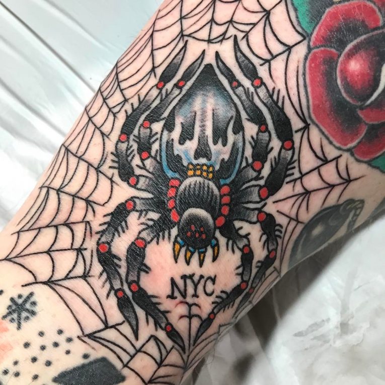 Spider Web Tattoo 99