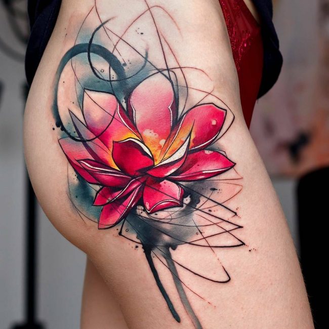 130+ Best Watercolor Tattoo Designs & Meanings - Unique Art (2019)