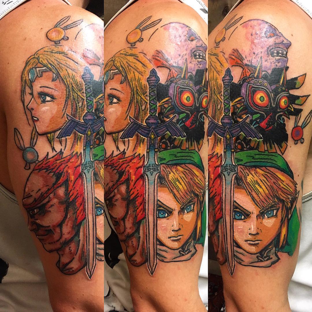 The Legend of Zelda тату