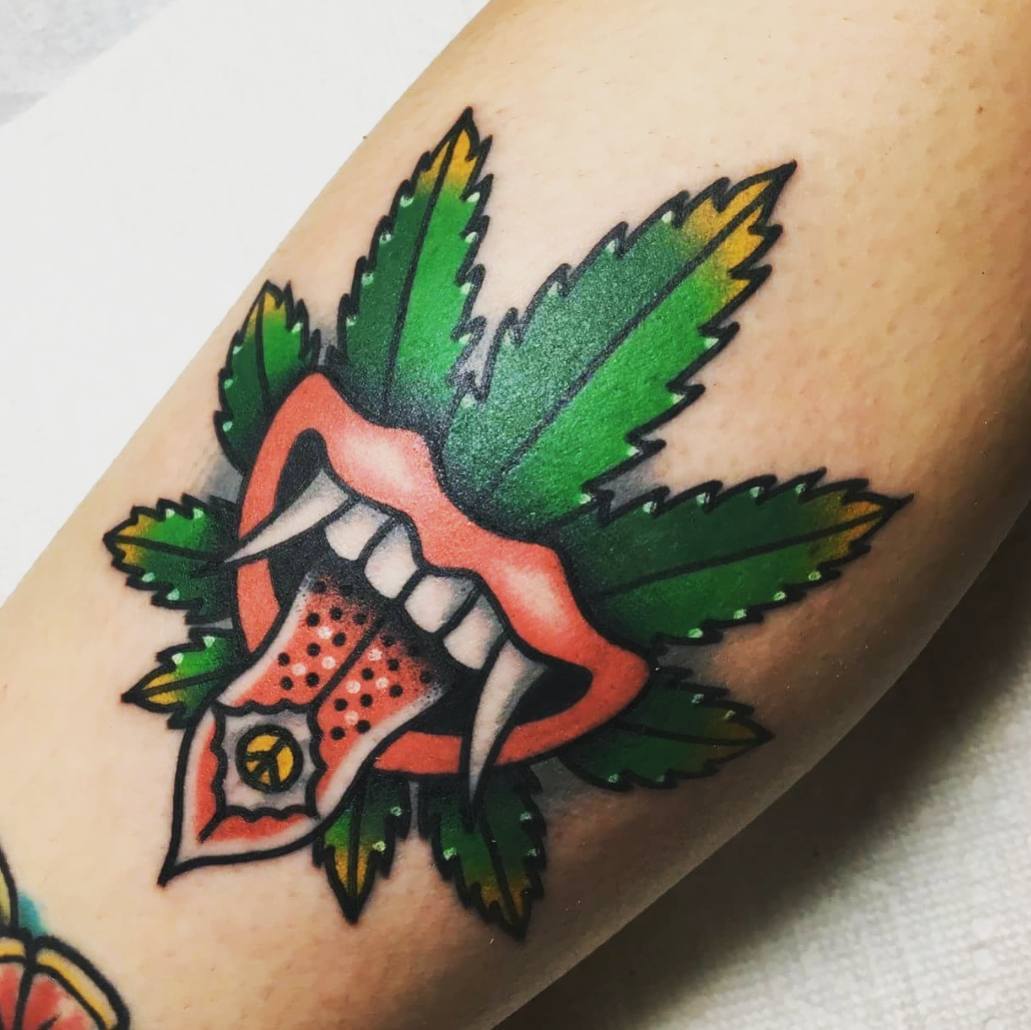60+ Hot Weed Tattoo Designs – Legalized Ideas in (2019)