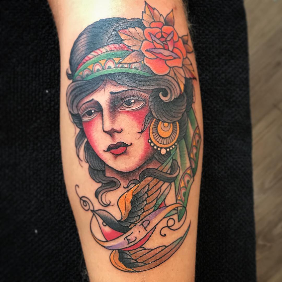 65 Enchanting Gypsy Tattoos Designs and Meaning[2019]