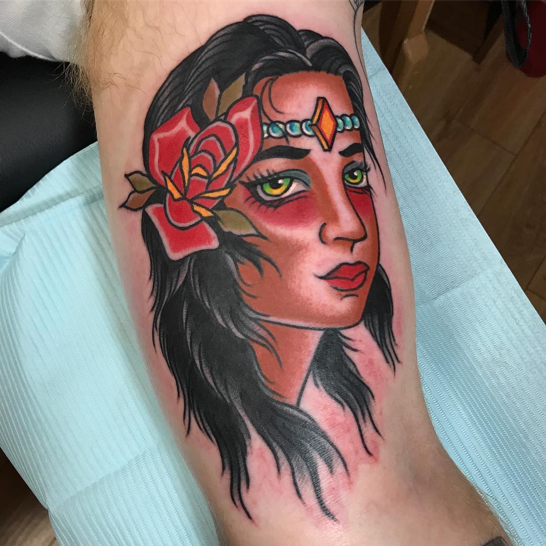 65 Enchanting Gypsy Tattoos - Designs and Meaning[2019]