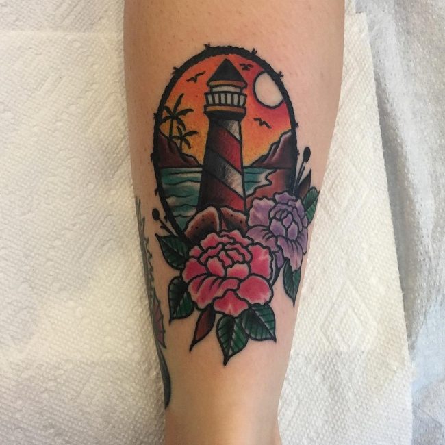 Lighthouse Tattoo 104