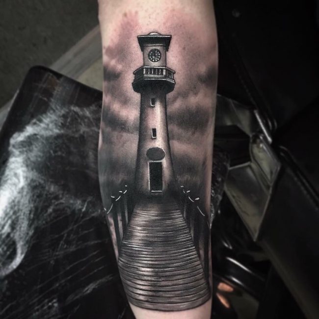 Lighthouse Tattoo 108