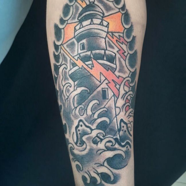 Lighthouse Tattoo 109