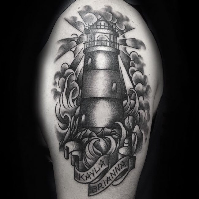 Lighthouse Tattoo 11