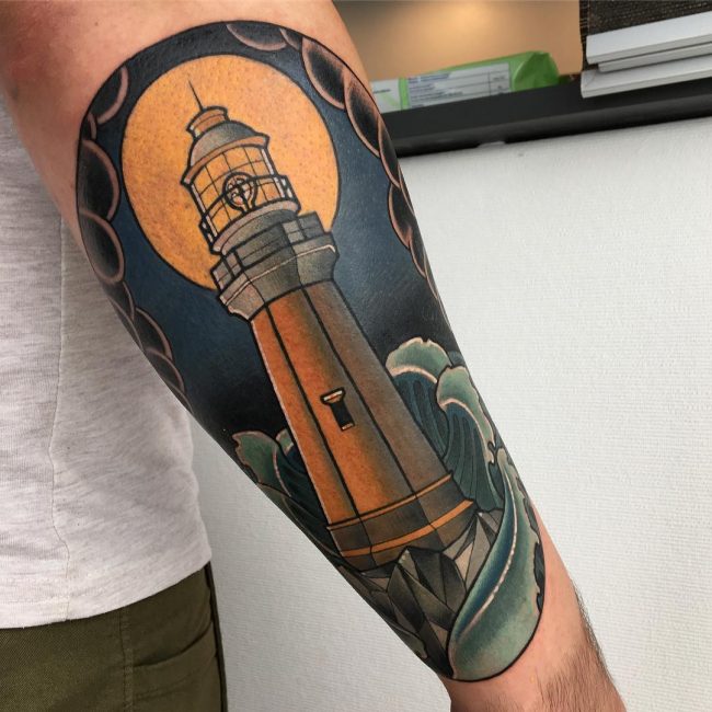 Lighthouse Tattoo 113