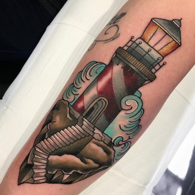 Lighthouse Tattoo 116