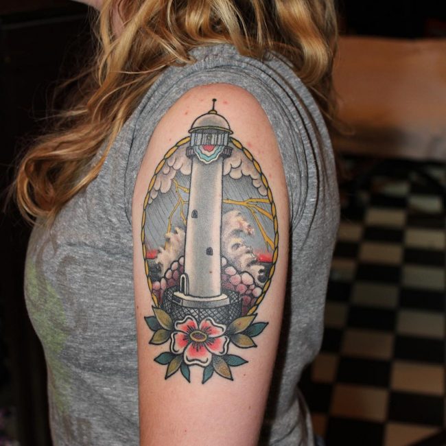 Lighthouse Tattoo 118