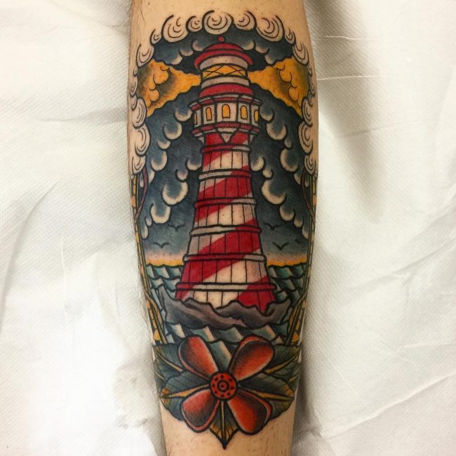 Lighthouse Tattoo 119