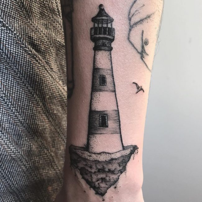 Lighthouse Tattoo 121
