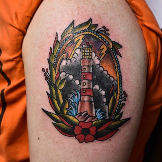 Lighthouse Tattoo 15